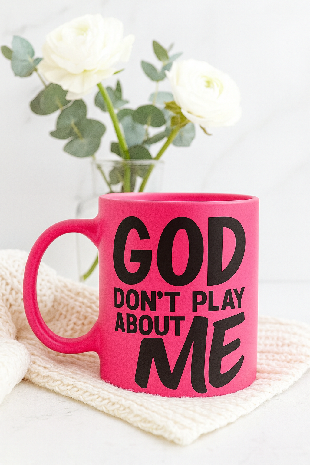 GOD don't Play about ME mug